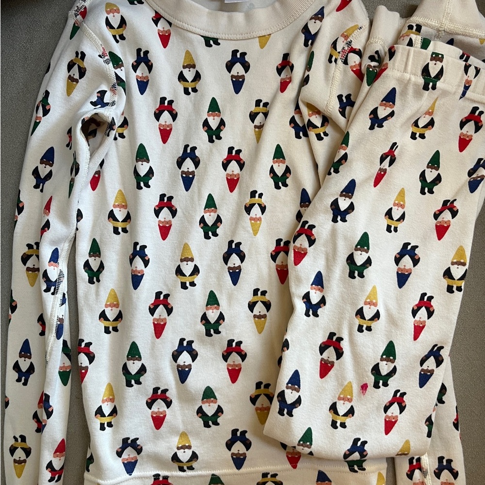 Hanna Andersson gnome organic cotton pajama set